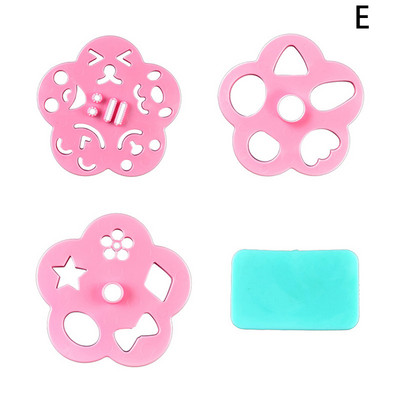 2/3/4 buc. Set de matrițe de expresie facială drăguț și practic, bile de orez, model de pachet de desene animate, pâine la abur, biscuiți, matriță de coacere