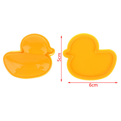 1 vnt Vaikiškas animacinis filmas Mielas anties ryžių rutulio forma „pasidaryk pats“ sušių formavimas mėnulio pyrago įrankis Virtuvės priedai Maisto gaminimo įtaisai