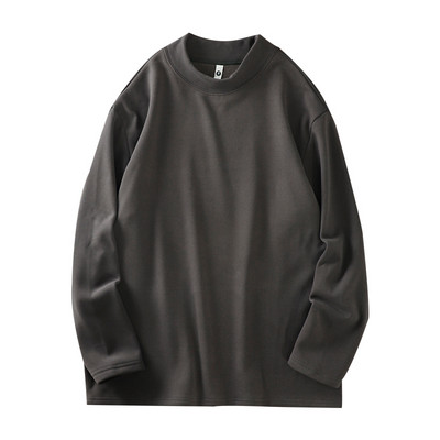 Bluză bărbătească din lână cu guler înalt