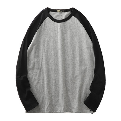 Bluză casual pentru bărbați, cu decolteu oval