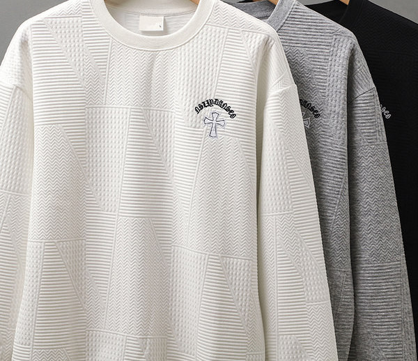 Bluză bărbătească - cu broderie și mâneci lungi