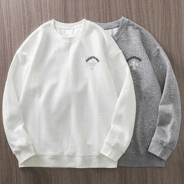 Bluză bărbătească - cu broderie și mâneci lungi