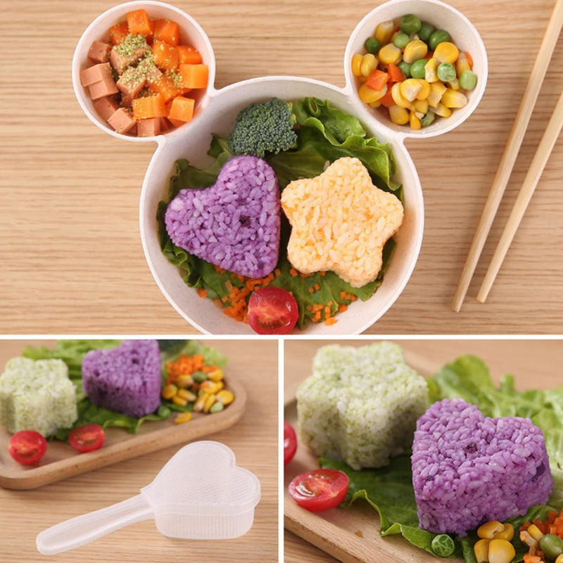 Πρακτικά καλούπια σούσι Υγιεινή και ασφαλής σχεδίαση πρέσας Εύκολη καθαριότητα Καλούπια ρυζόμπαλων DIY Καλούπια για μπάλα ρυζιού Αρχική