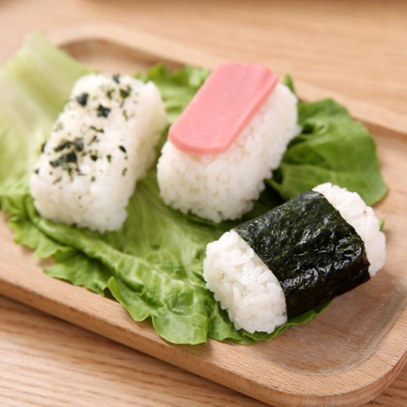 „Pasidaryk pats“ japoniškas sušis, kepimas, kepimas Japonija „Nigiri“ sušių formavimas, ryžių rutulys, 5 ritinėlių formavimo aparatas, nelipnus presas, „Bento“ įrankis, baltas, virtuvės įrankiai