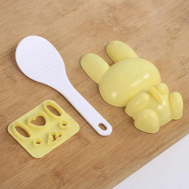 Декоративни Направи си сам анимационни форми за релефно щамповане на заек с ориз Бенто Декорация на сандвич Кухненски аксесоари