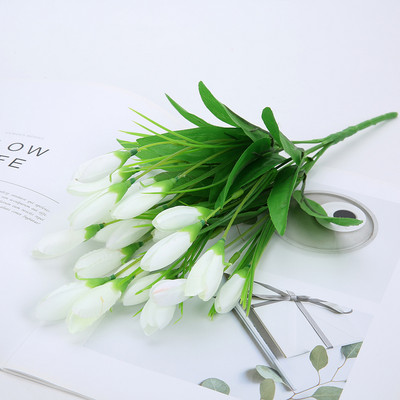 21 pead tulbi kunstlill siidist lavendel tulbid kimp võltslill pulmakaunistuseks Lilled koduaia sisekujundus