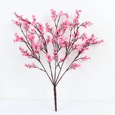 Gypsophila kunstlilled valge oks Kvaliteetsed imikud hingavad võltslilled pika kimp Kodu pulmakaunistus Sügis