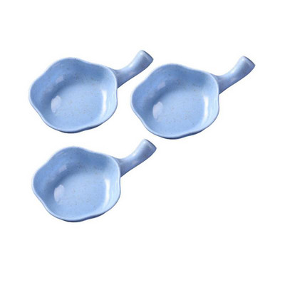 3 bucăți multifuncțional paie de grâu vas de condimente vas de scurgere vas pentru fătări sos farfurii cu oțet sos vase veselă accesorii de bucătărie