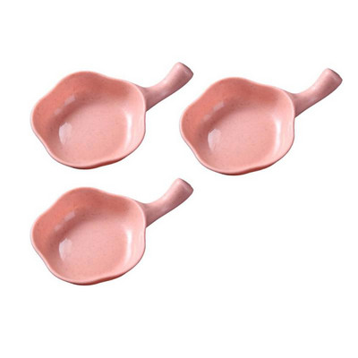 3 bucăți multifuncțional paie de grâu vas de condimente vas de scurgere vas pentru fătări sos farfurii cu oțet sos vase veselă accesorii de bucătărie