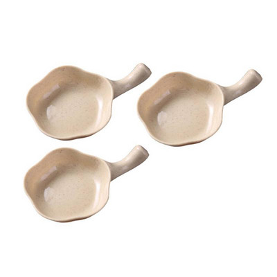 3 bucăți multifuncțional paie de grâu vas de condimente vas de scurgere vas pentru fătări sos farfurii cu oțet sos vase veselă accesorii de bucătărie