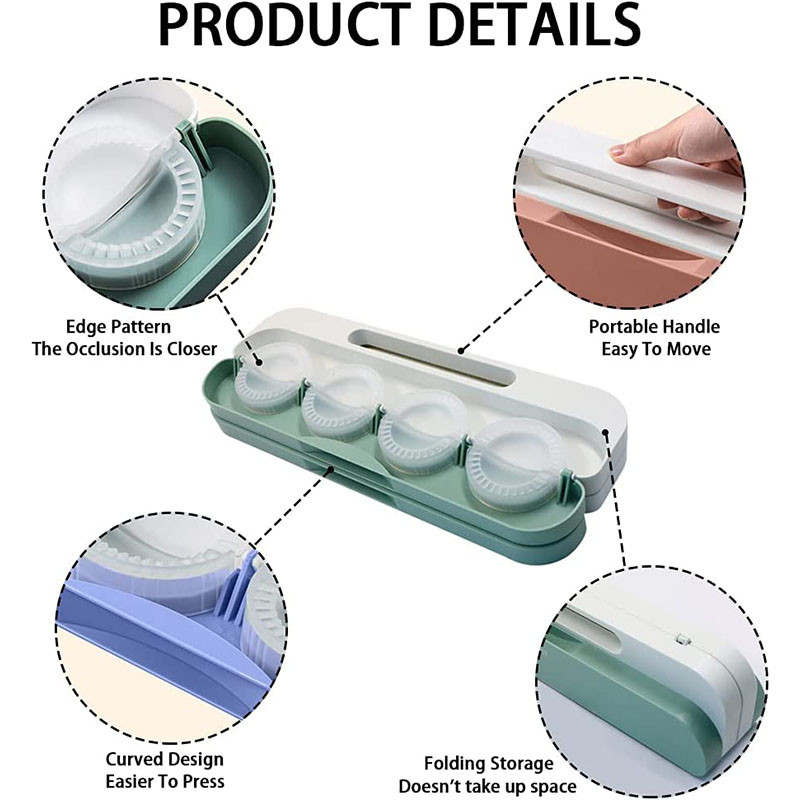 Mașină pentru găluște Wonton în formă de semilună, instrument de uz casnic, instrument de uz casnic, mașină pentru găluște, matriță, pentru casă, accesorii ușoare de bucătărie