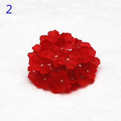 50 buc. Cap de hortensie artificiala capete de flori din matase Calea de nunta Flori Minge Home Hotel Decor DIY Accesorii de perete cu flori KB05