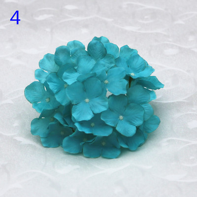 50 buc. Cap de hortensie artificiala capete de flori din matase Calea de nunta Flori Minge Home Hotel Decor DIY Accesorii de perete cu flori KB05
