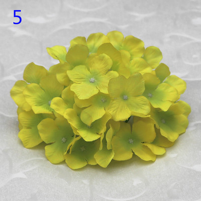 50 buc. Cap de hortensie artificiala capete de flori din matase Calea de nunta Flori Minge Home Hotel Decor DIY Accesorii de perete cu flori KB05