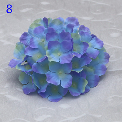50 buc. Cap de hortensie artificiala capete de flori din matase Calea de nunta Flori Minge Home Hotel Decor DIY Accesorii de perete cu flori KB05