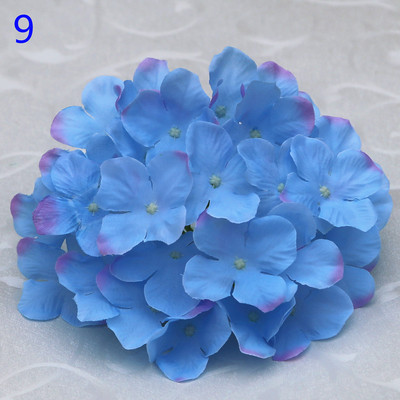 50 buc. Cap de hortensie artificiala capete de flori din matase Calea de nunta Flori Minge Home Hotel Decor DIY Accesorii de perete cu flori KB05