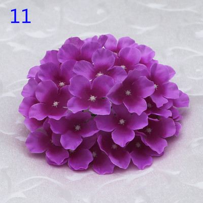 50 buc. Cap de hortensie artificiala capete de flori din matase Calea de nunta Flori Minge Home Hotel Decor DIY Accesorii de perete cu flori KB05