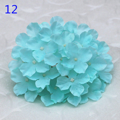 50 buc. Cap de hortensie artificiala capete de flori din matase Calea de nunta Flori Minge Home Hotel Decor DIY Accesorii de perete cu flori KB05