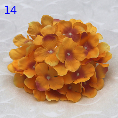 50 buc. Cap de hortensie artificiala capete de flori din matase Calea de nunta Flori Minge Home Hotel Decor DIY Accesorii de perete cu flori KB05
