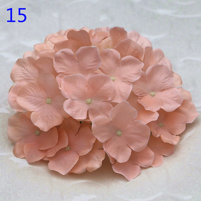 50 buc. Cap de hortensie artificiala capete de flori din matase Calea de nunta Flori Minge Home Hotel Decor DIY Accesorii de perete cu flori KB05
