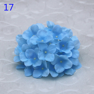 50 buc. Cap de hortensie artificiala capete de flori din matase Calea de nunta Flori Minge Home Hotel Decor DIY Accesorii de perete cu flori KB05