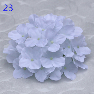 50 buc. Cap de hortensie artificiala capete de flori din matase Calea de nunta Flori Minge Home Hotel Decor DIY Accesorii de perete cu flori KB05