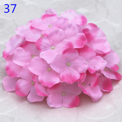 50 buc. Cap de hortensie artificiala capete de flori din matase Calea de nunta Flori Minge Home Hotel Decor DIY Accesorii de perete cu flori KB05