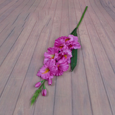 2022 Nou realistă 1 buc simulare artificială gladiolus tulpina florii buchet de nuntă/buchet de masă aranjament decor acasă 8 culori