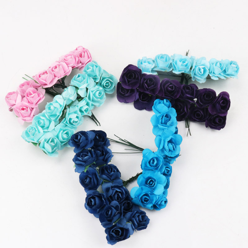 Ψεύτικα μίνι τριαντάφυλλα αφρού Τεχνητά λουλούδια γάμου Diy διακόσμηση λουλουδιών Πρωτοχρονιάτικο δώρο για την ημέρα του Αγίου Βαλεντίνου Rosas Artificiales Rose