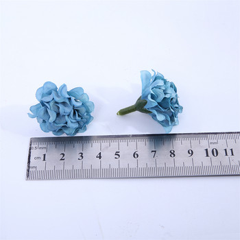 10/30/50Pcs Χονδρικό τεχνητό Mini Flower Hydrangea Head For Crafts Γαρύφαλλο Πάρτι Σπίτι Γάμος DIY Στεφάνια Φεστιβάλ Διακόσμηση