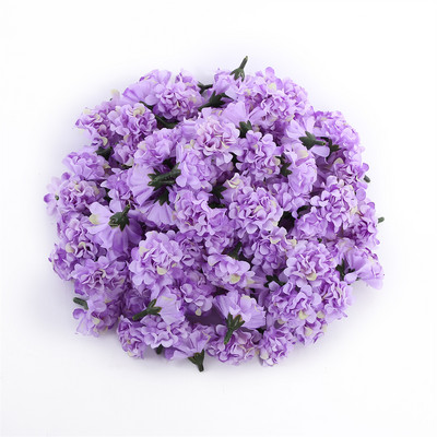 10/30/50 tk. kunstlik minihortensia lillepea käsitööks Nelgipeoks Kodu Pulmad isetegemise pärjad Festivali sisustus