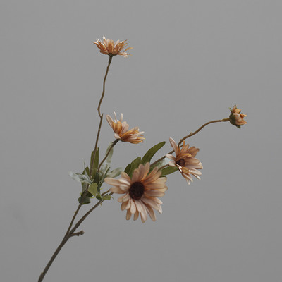 Mătase Daisy & Păpădie Minge Gerbera Buchet de flori artificiale Flores false Home Party Mariage Decor Mireasă Ținerea DIY Accesorii