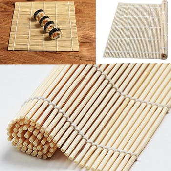 Бамбукова система Подложка за суши Незалепваща ролка за навиване на суши Ръчна машина за суши Инструменти Ролки за ориз Onigiri Бамбукови аксесоари за готвене