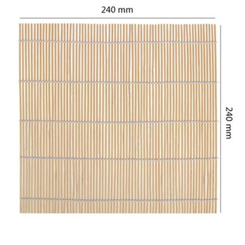 Bambuko sistemos sušių kilimėlis Nelipnus sušių sukamasis volelis rankinis sušių gamintojas Sushi įrankiai Onigiri ryžių voleliai bambukiniai kepimo priedai