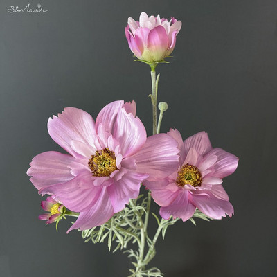 SunMade de lux mare Galsang ramură flori artificiale de mătase Home decorare petrecere de nuntă aranjamente florale furnituri Flore albă