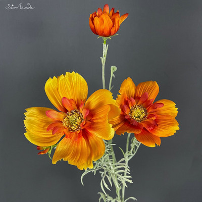 SunMade de lux mare Galsang ramură flori artificiale de mătase Home decorare petrecere de nuntă aranjamente florale furnituri Flore albă