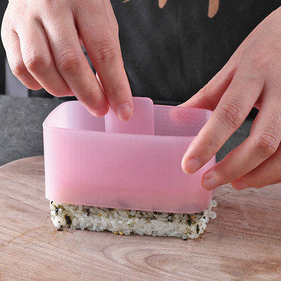 1 τεμ. φόρμα σούσι πολεμικού πλοίου Spam Musubi Mold DIY Onigir Καλούπι για μπάλα ρυζιού Ορθογώνιο Sushi Maker Kit Αξεσουάρ κουζίνας Σούσι