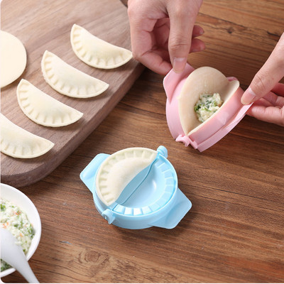 Mold pentru găluște din plastic DIY Aparate de presă pentru aluat pentru gătit găluște cu ușurință Producător de ravioli Jiaozi Maker Gadget Set de instrumente de bucătărie