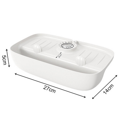 Βρύση σιλικόνης κουζίνας Ματ νεροχύτης Splash Pad Αποστράγγιση Πάγκος Μπάνιου Προστατευτικό σαμπουάν σαπουνιού Δοχείο γρήγορου στεγνώματος