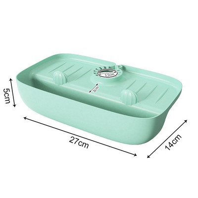 Βρύση σιλικόνης κουζίνας Ματ νεροχύτης Splash Pad Αποστράγγιση Πάγκος Μπάνιου Προστατευτικό σαμπουάν σαπουνιού Δοχείο γρήγορου στεγνώματος