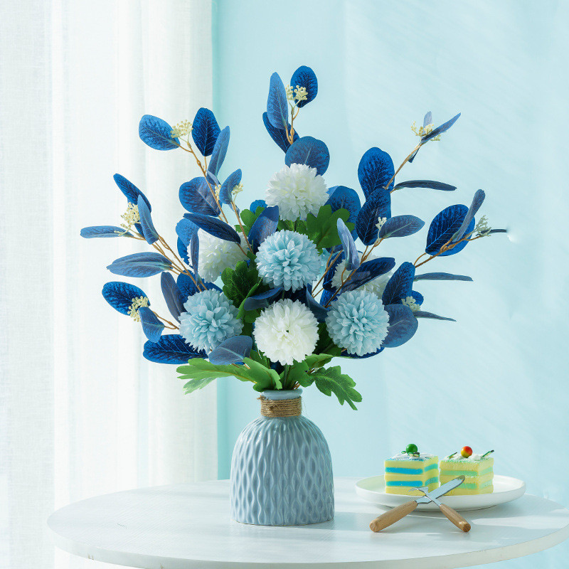 Flori artificiale Bujor Flori false Hortensie Artizanat pentru bricolaj, acasă, nuntă, nuntă, decorare festivă