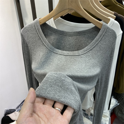 Bluză casual de damă cu decolteu oval - mai multe culori