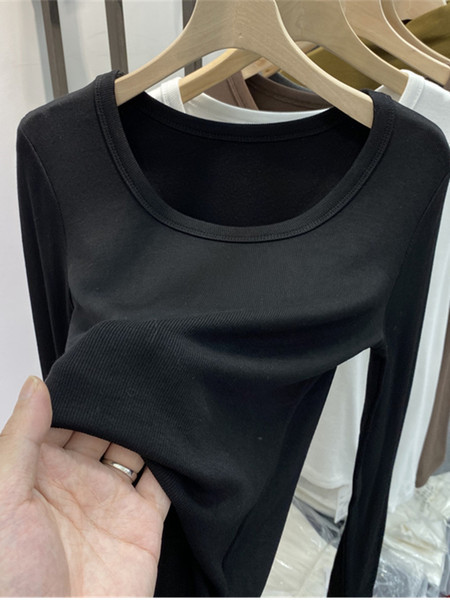 Bluză casual de damă cu decolteu oval - mai multe culori