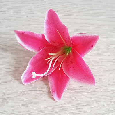 10 tk/partii 13 cm kunstlik liilia pungad pulmakaunistus võltsliilia lillepea 8 värvi Kodu DIY kaunistus peotarbed