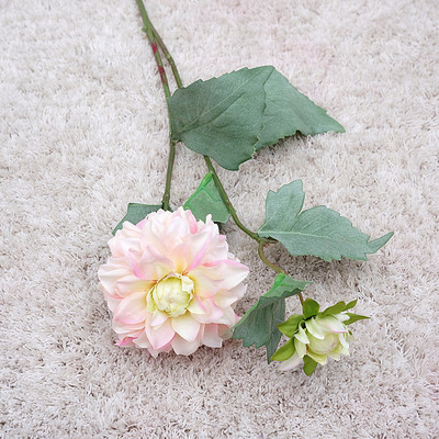 NOU ramură Dahlia frunze false flori artificiale de mătase pentru decorațiuni de nuntă acasă flori artificiale decor de cameră roz