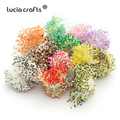 Lucia crafts 288 buc/lot stămine de flori 6 mm flori artificiale lucrate manual pentru decorarea casei de nuntă DIY D0501