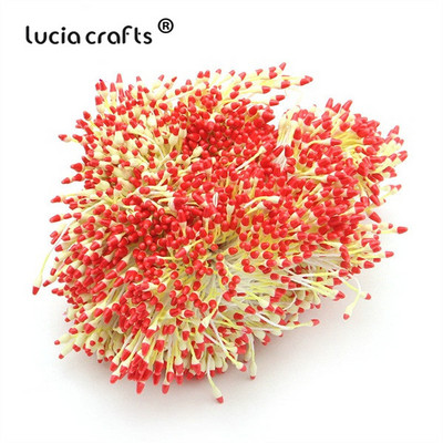 Lucia crafts 288 buc/lot stămine de flori 6 mm flori artificiale lucrate manual pentru decorarea casei de nuntă DIY D0501