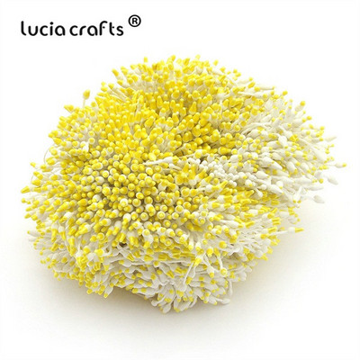 Lucia crafts 288 buc/lot stămine de flori 6 mm flori artificiale lucrate manual pentru decorarea casei de nuntă DIY D0501