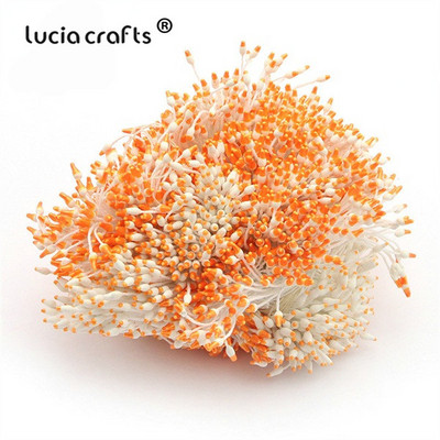 Lucia crafts 288 buc/lot stămine de flori 6 mm flori artificiale lucrate manual pentru decorarea casei de nuntă DIY D0501