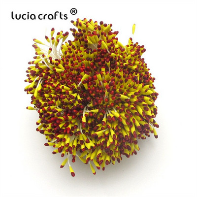 Lucia crafts 288 buc/lot stămine de flori 6 mm flori artificiale lucrate manual pentru decorarea casei de nuntă DIY D0501